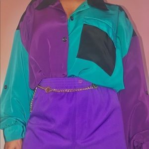 Vintage 90’s Color Blocked Shirt